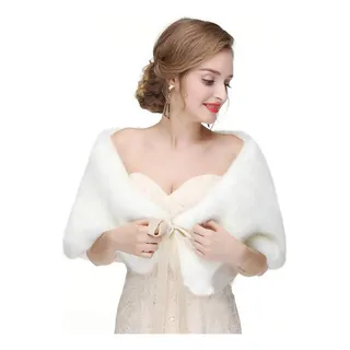 Tgirls - Chal De Piel Sintética Para Boda Para Mujer Y Envol Tgirls - Chal De Piel Sintética Para Boda Para Mujer Y Envol