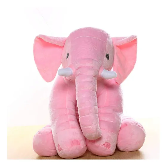 Almohadon De Apego Elefante Rosa