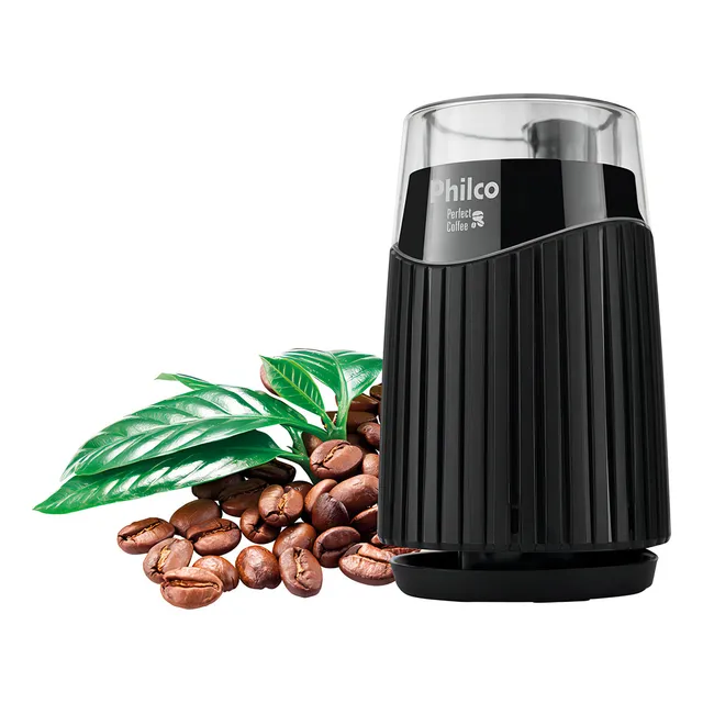 Moedor De Café Philco Perfect Coffee 160w Cor Preto