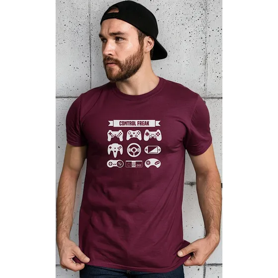 Camiseta Camisa Games Vídeo Game control Freak Geek gamer 