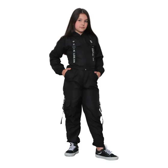 Conjunto Infantil Menina Tactel Frio Bomber Estilosa Gringa