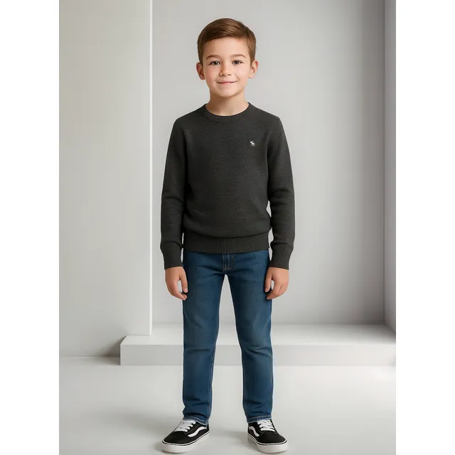 Buzo De Hilo Abercrombie Kids Niño Comodo Nuevo