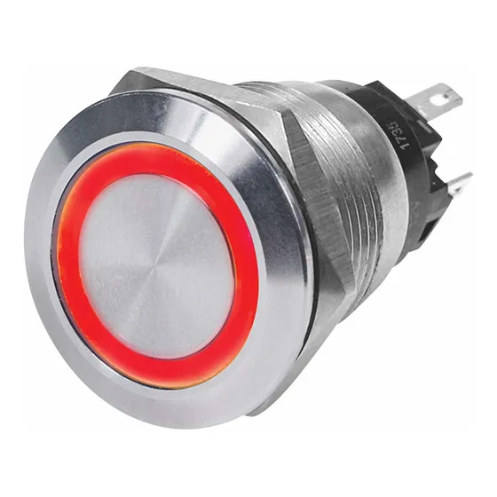 4162 Bss Boton Interruptor 10a Color Rojo