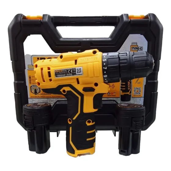 Atornillador Inalambrico Velocidad Variable 12v Marca Ingco
