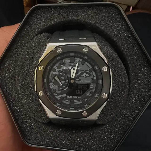 Reloj Casio G-shock Octagonal Luz Led Doble Hora
