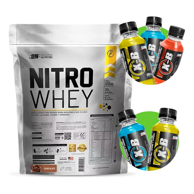 Nitro Whey 5kg Proteína Un Chocolate + Regalos