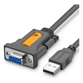 Cabo Adaptador Usb A Ugreen P/db9 Rs232 Fêmea 1.5m Preto Cabo Adaptador Usb A Ugreen P/db9 Rs232 Fêmea 1.5m Preto