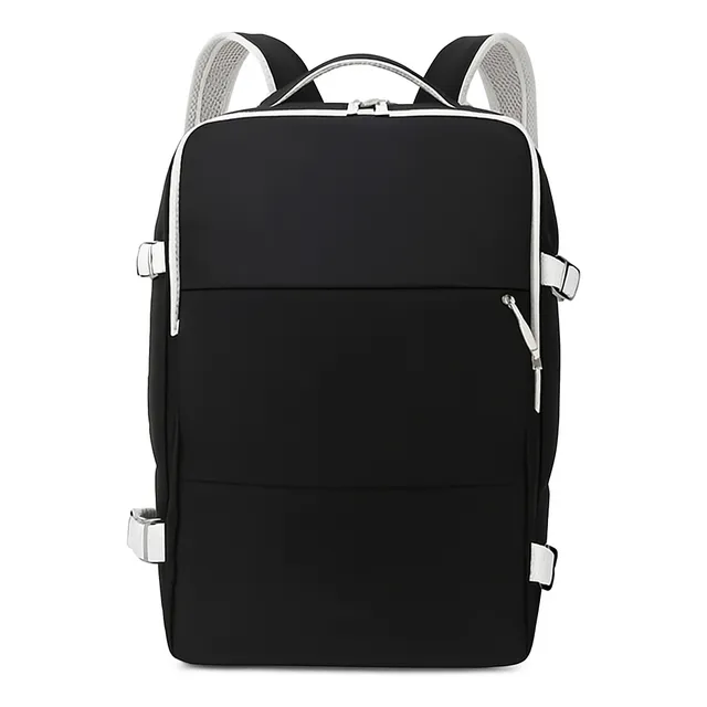 Mochila Antirrobo Usb Impermeable Colegio Notebook 17 Inch Universidad Unisex Color Negro 43x28x16 Cm