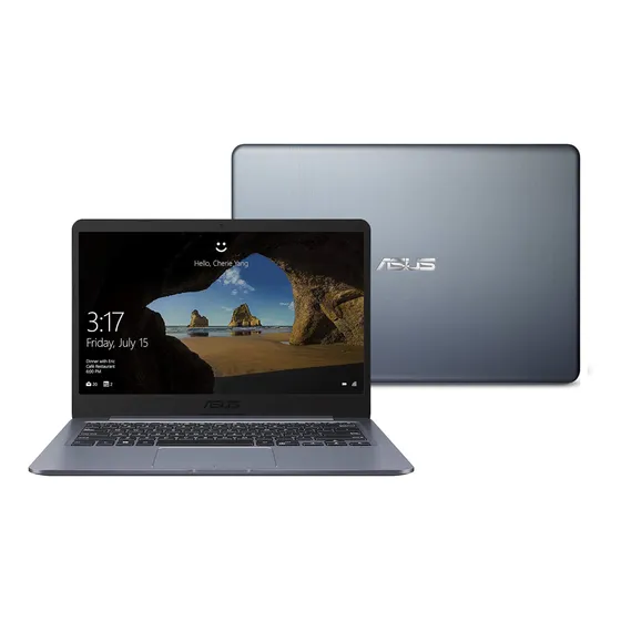 Notebook Asus 14'' N5000 4gb 64gb Win10 Gris