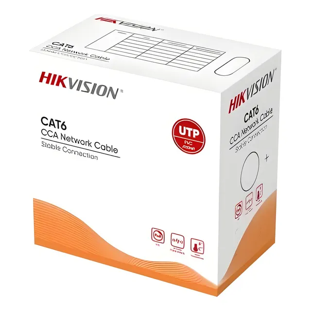 Cable Utp Hikvision Cat6e 305m Cca