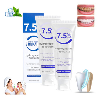2×pasta Dientes Blanqueadora Con Hidroxiapatita, Pasta Denta 2×pasta Dientes Blanqueadora Con Hidroxiapatita, Pasta Denta