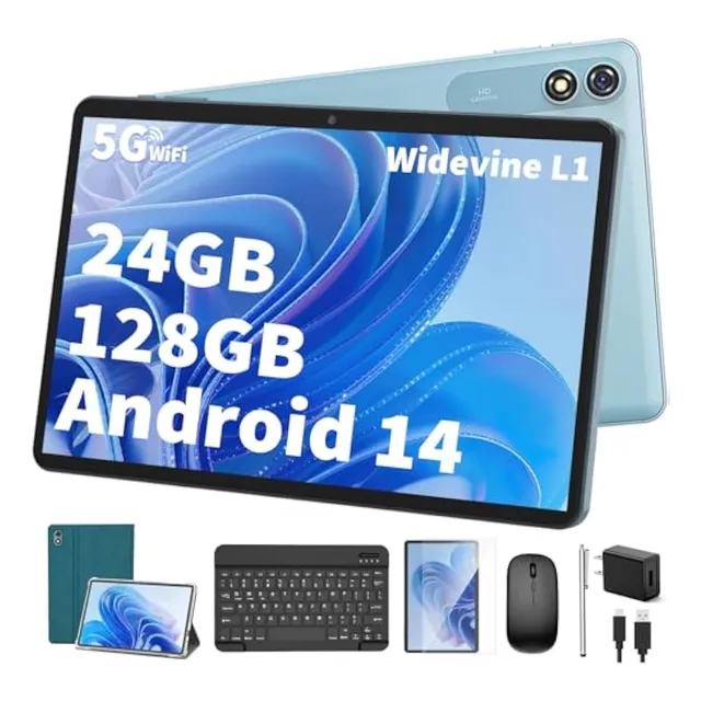 Tablet Android Con Teclado, Tableta Android 14 De