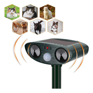 Disuasor Ultrasónico Para Gatos Con Sensor De Movimiento Y B Disuasor Ultrasónico Para Gatos Con Sensor De Movimiento Y B