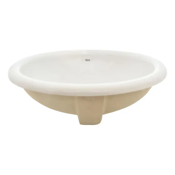 Bacha Roca Indalo Encimera Lavatorio Baño Porcelana Blanco