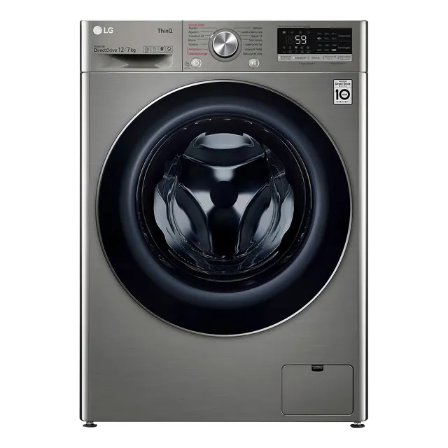 Lavasecarropas automático LG inverter hasta 12kg 220V color gris