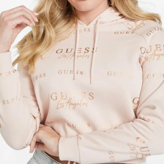 Sweter Guess Original  Con Capucha Talla M