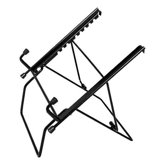 Suporte Ajustável Para Notebook Preto Digitador Merki Ergonômico NR-17