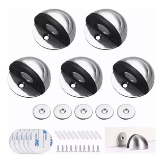 Juego De 5 Topes Magnéticos De Acero Inoxidable Para Puertas Juego De 5 Topes Magnéticos De Acero Inoxidable Para Puertas