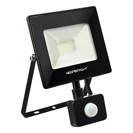 Megabringht Foco Led Proyector Telco Flat Con Sensor 10W 220V Color de la luz Blanco neutro