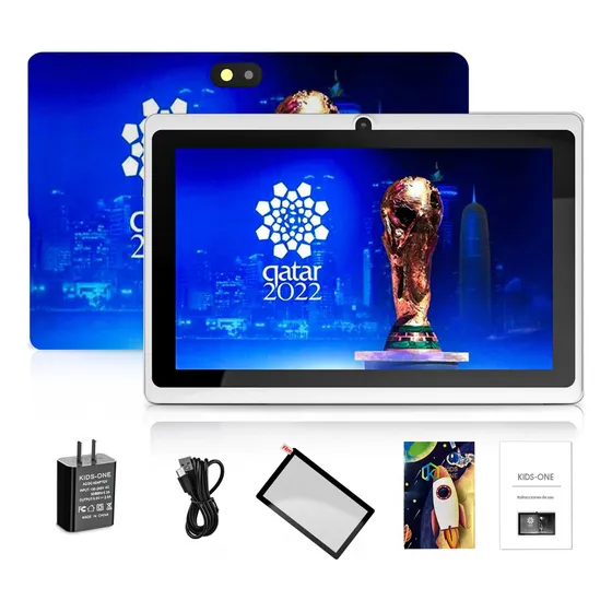Tablet con funda Beyisoon 7" 16GB color copa del mundo 2GB de memoria RAM
