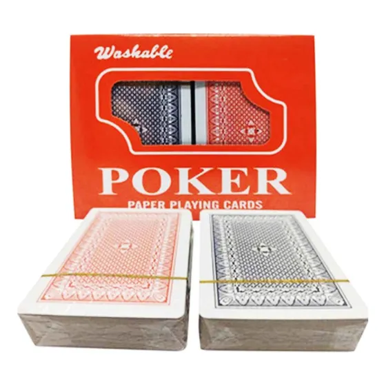 Naipe Cartas Barajas Tipo Inglesas Ingles Plastificad / Wowi