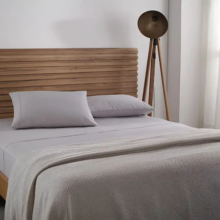 Jogo De Cama Queen Buddemeyer Cotton Essential Cor Cinza