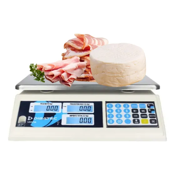 Báscula Digital Dibatec 40kg Acero Inoxidable 2 Memorias