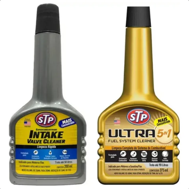 Intake Valve Cleaner Stp Aditivo + Aditivo Ultra 5 Em 1 Stp