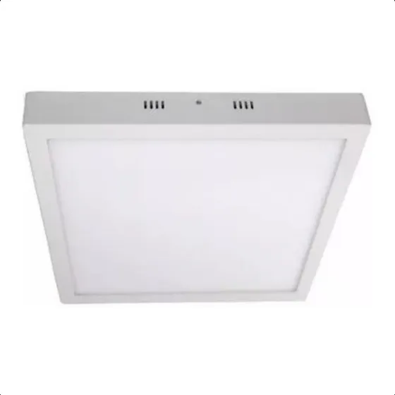 Painel Led Sobrep Quadrado Led 36w  Frio 40x40 Branco Frio