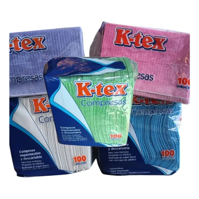 Compresas Impermeables Odontologia K-tex X 100u Mninsumos