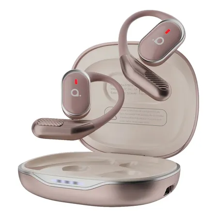Basike Fone De Ouvido Bluetooth Esportivo Tws Rosa Pink Moderno - Fones Com Conexão Rápida, 60h Bateria, Ipx5 À Prova D'água Para Academia, Corrida, Treinos