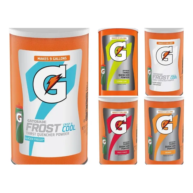 5 Pack Gatorade En Polvo Rinde 34 Lts Cada Uno