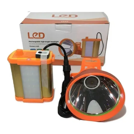 Foco Cazeria Led Mineria Camping Usb Largo Alcance  300mts