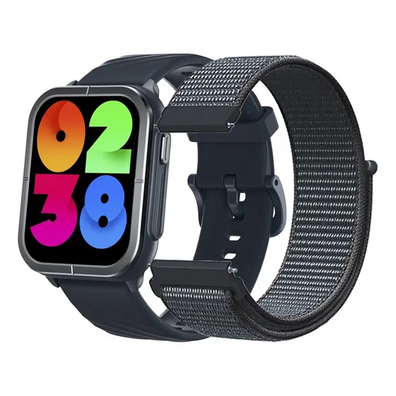 Smartwatch Mibro Watch C3 Llamadas 70 Modos 47mm Amoled Hd Caja Negro Malla Negro Bisel Negro Diseño de la malla Sport