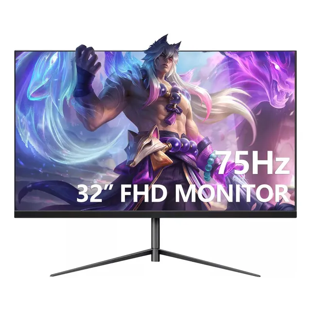 Monitor De Pc 32 Pulgada Recto, Gamer Led Pantalla Sin Bisel