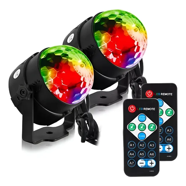 2 X Luces De Escenario Para Discoteca, Bola Mágica Giratoria