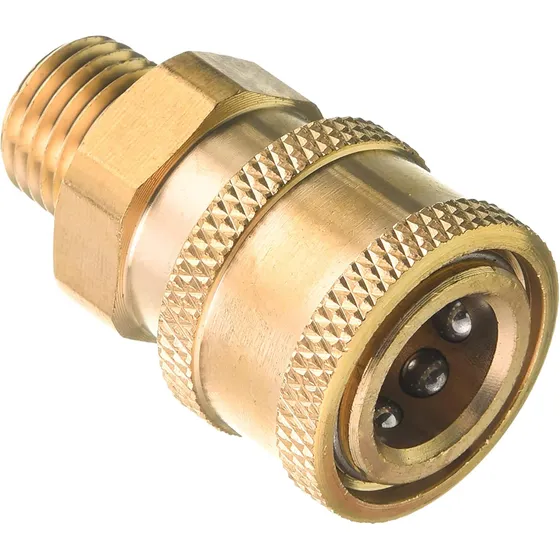Conector De Bronce Para Hidrojet Acople 1/4 A Rosca M14