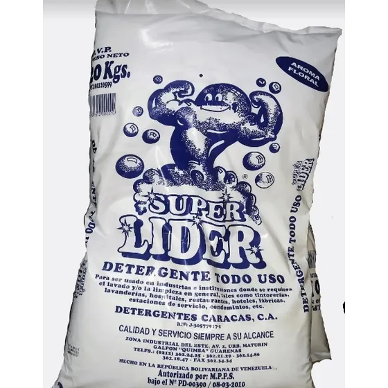 Jabón En Polvo Súper Líder 20kg Precio Ya Con Iva