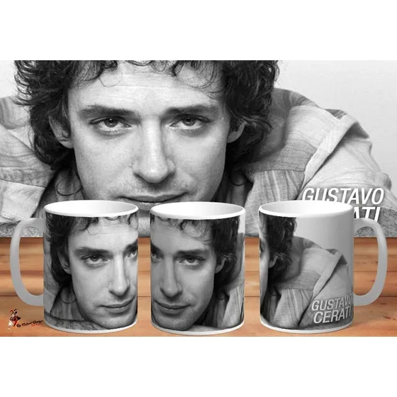 Taza Gustavo Cerati Retrato 4k Art
