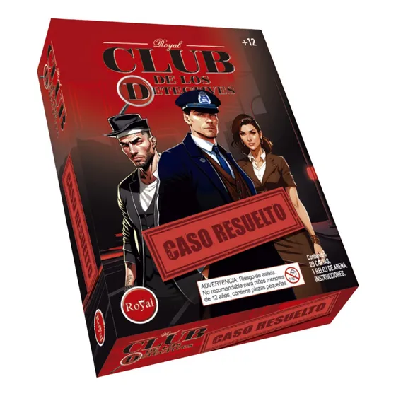Juego De Mesa Club De Los Detectives Caso Resuelto - Royal