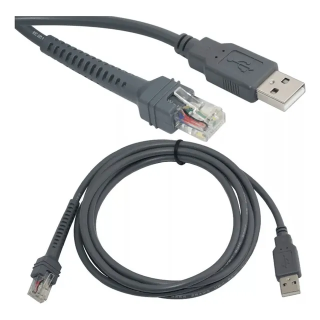Cable Usb Symbol Zebra Ls2208 Ls9208 Ls3578 Ds4308