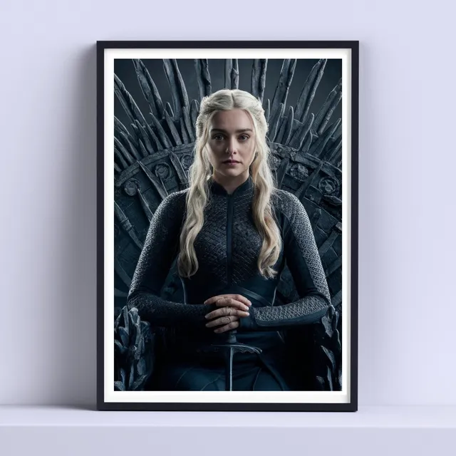 Cuadro Games Of Thrones Juego De Tronos 30x40cm Con Vidrio