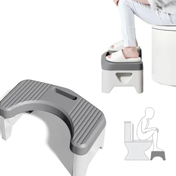Taburete De Inodoro Portátil Taburete De Baño Antideslizante