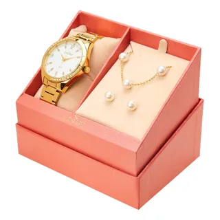 Kit RelĂłgio Feminino Co2039mtz/k4k Dourado Com 3 Atm Condor Kit RelĂłgio Feminino Co2039mtz/k4k Dourado Com 3 Atm Condor