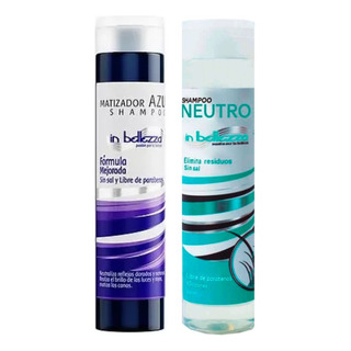 Kit Shampoo Neutro Y Matizador Azul In Bellezza 500gr Kit Shampoo Neutro Y Matizador Azul In Bellezza 500gr