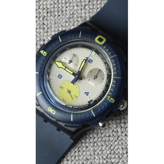 Swatch Aqua Chrono 1996 Clásico De Coleccion