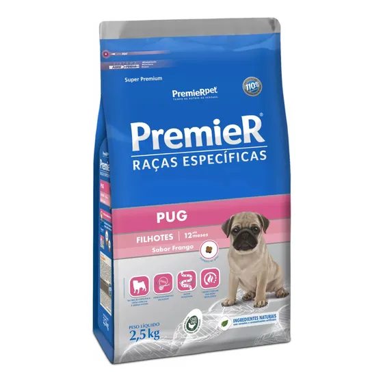 Premier Pug Filhote 2,5kg