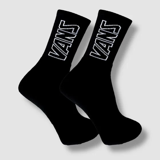 Meias Cano Alto Vans Classic Crew