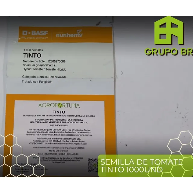 Semilla De Tomate Tinto Nunhems 1000und