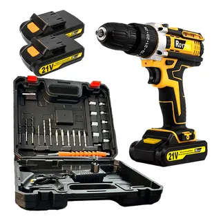 Furadeira Impacto Parafusadeira Profissional 21v 2 Baterias Furadeira Impacto Parafusadeira Profissional 21v 2 Baterias